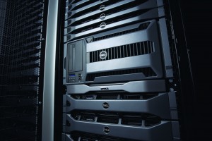 PowerEdge 11G server family in a data center featured on a black background.